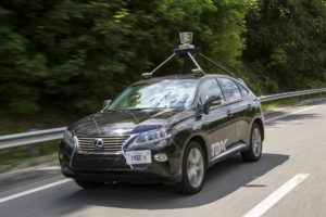 Torc’s self-driving car enjoys the open road on Interstate Highway 81 (August 17, 2017)