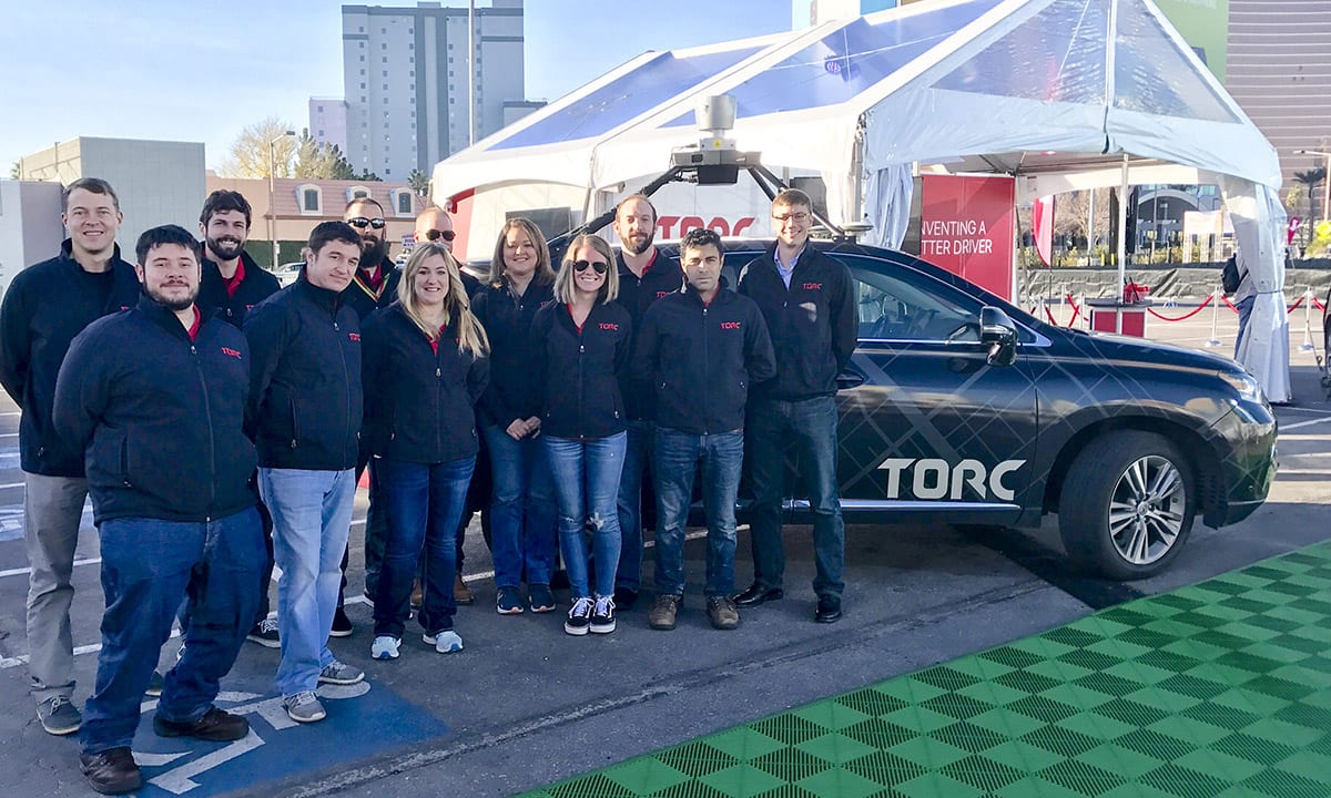 Torc group at CES.